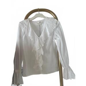 NEW ALL THAT REMAINS women's taryn top in white